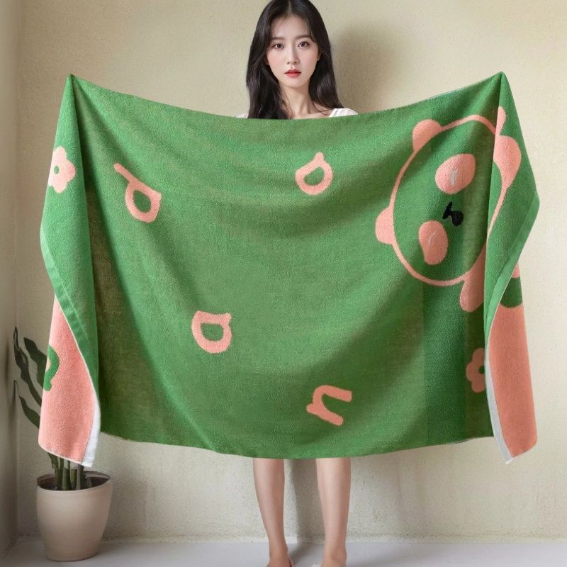 Cotton Bath Towel Cartoon Men's and Women's Special Soft and Absorbent Premium Thickened Children's Towel