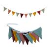 Vimpelbanner Vimpelflagg Barneromsgirland Stoff Babybanner Trekantvimpler Streamers
