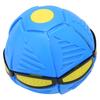 Flying Saucer Ball Decompression Changeable Shape Pet Dog Toy with Cool Lights for Parent Child