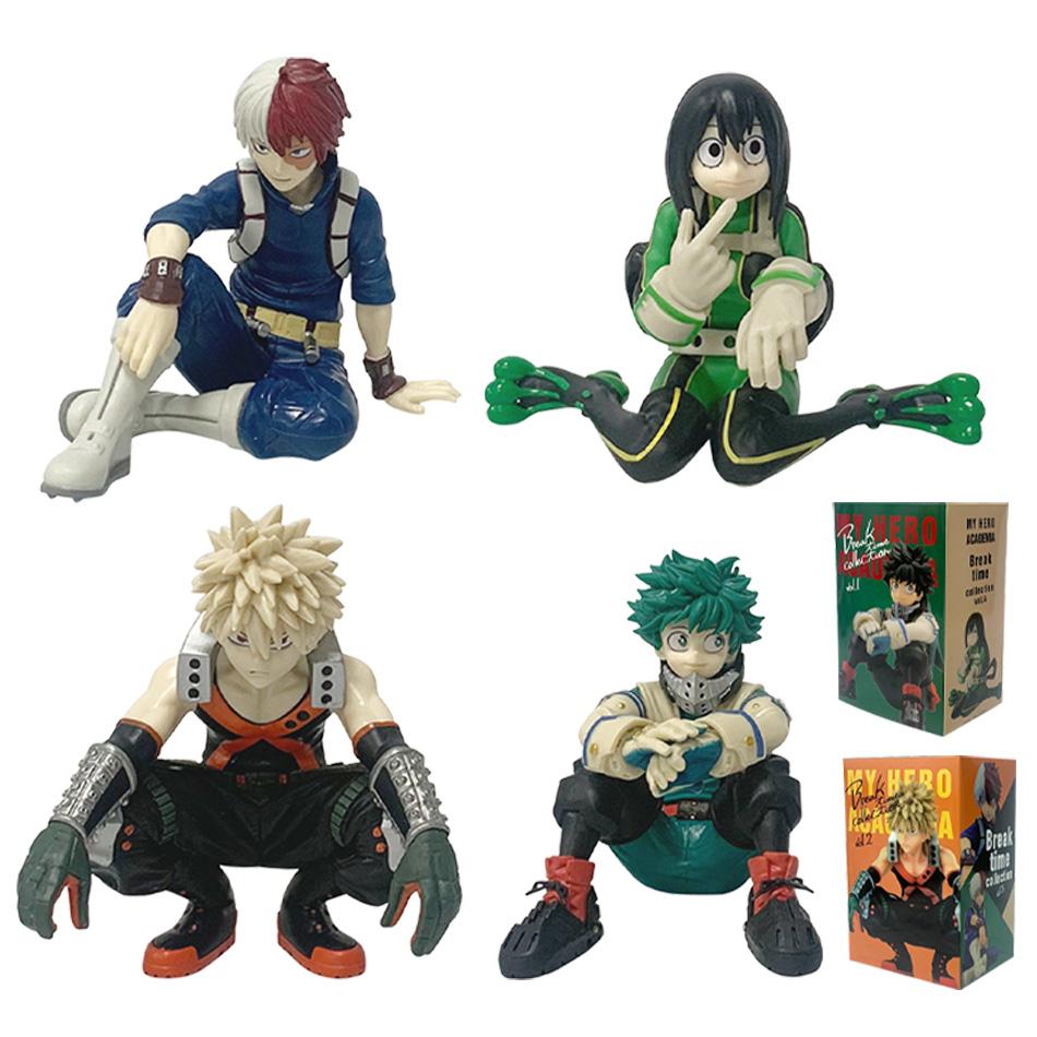 In Stock My Hero Academia Midoriya Izuku/Bakugou Katsuki/Todoroki So Figure Anime Model Dolls Toy Gift