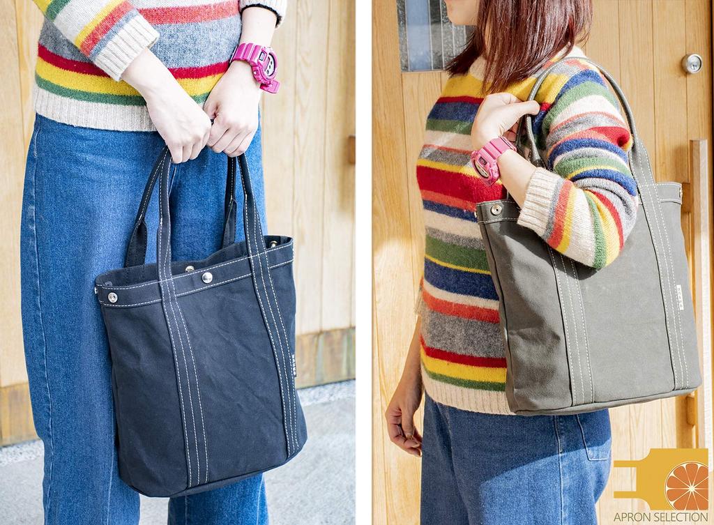 Hinomoto Canvas Tote Bag M Waterproof 217M No. (Moss Green)