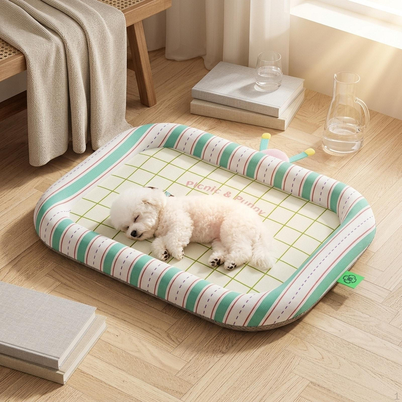 

Breathable Dog Bed for And Kittens, Comfortable, Cool, Non-slip Wear-resistant, Soft M