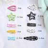 20 Colorful Polka Dot Hair Clips for Girls & Babies - Small BB Clips & Hairpins