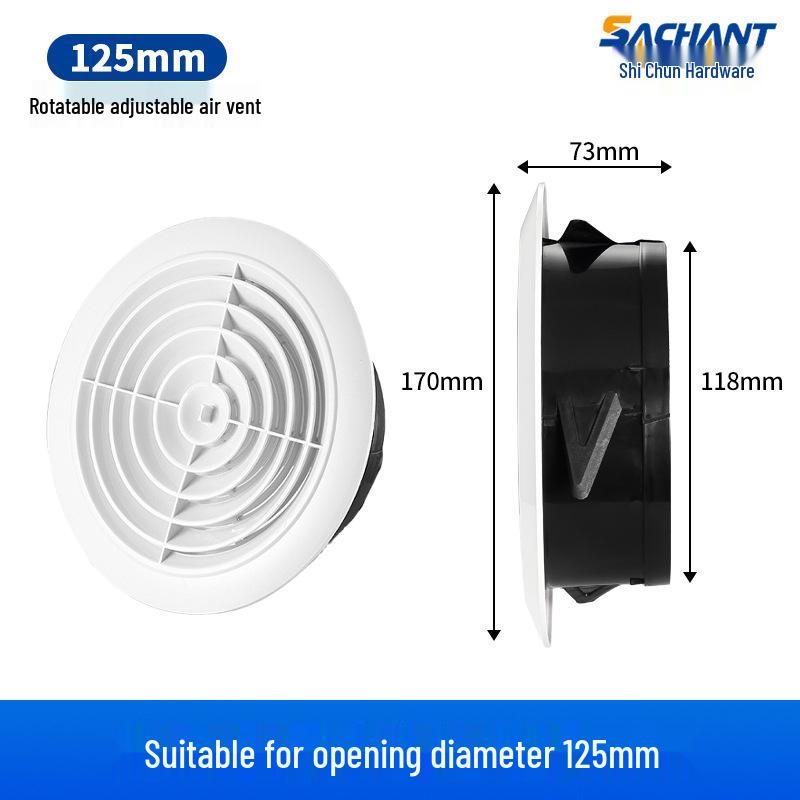 Adjustable ABS Round Vent for Central Air Conditioning