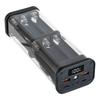 Solderless Powerbanks Kit for 12x18650 Batteries Easy Assembly with Plastic Case and Safety Protections Mechanism