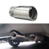 Metal Chrome Car Rear Exhaust Tip Muffler Pipe Tail Throat Pipe Parts Universal