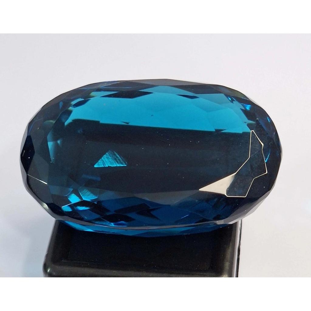 Natural Indicolite Tourmaline 117-119 Ct Oval Cut Certified Fabulous Gemstone