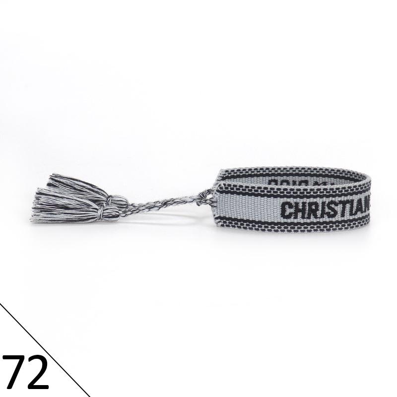 Handmade Embroidered Friendship Bracelet with Tassels for Women