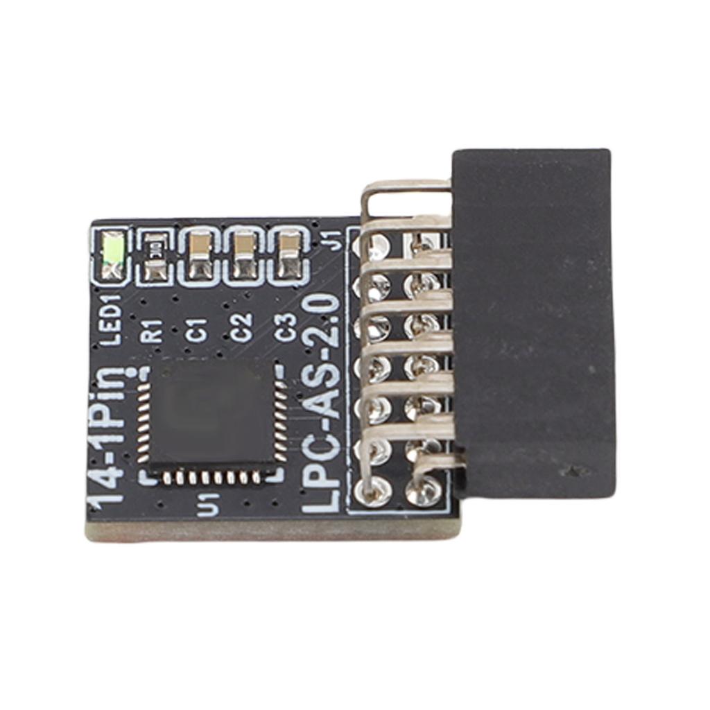 TPM2.0 Encryption Security Module 14 1 Pin 2 X 7P 2.0mm Pitch TPM Remote Card Support for Win11 2.0 Motherboard