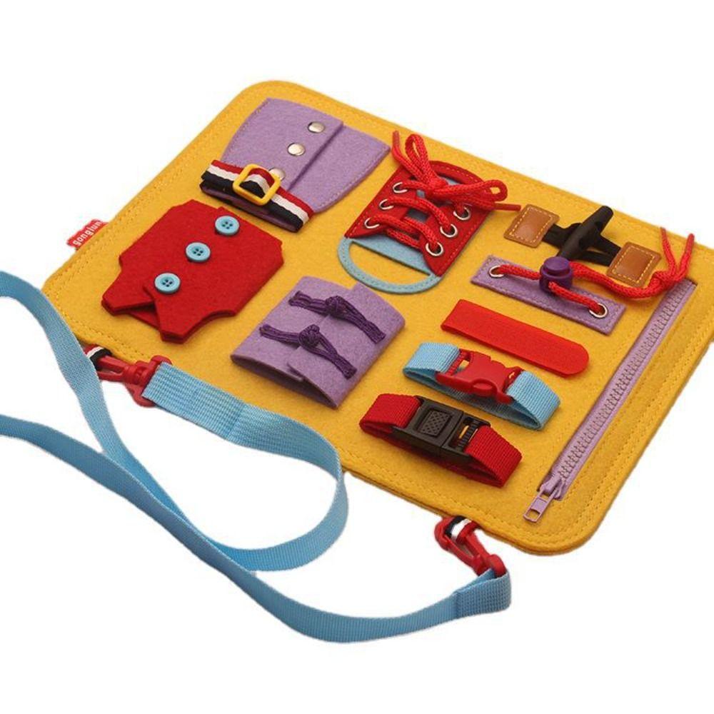 Early Educational Practice Hands-on Ability Busy Board Montessori Activity Board  Kindergarten
