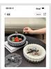Ceramic Fruit and Candy Bowl for Living Room Table - New Year Snacks Display & Storage Box