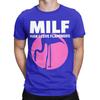 Unisex Milf Unisex I Love Flamingos Funny Milf Humour T Shirt Cotton Clothes Leisure Short Sleeve Crewneck Tee Shirt Birthday Tshirt