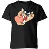 Looney Tunes Tasmanian Devil Face Kids' T-Shirt - Black - 3-4 Years