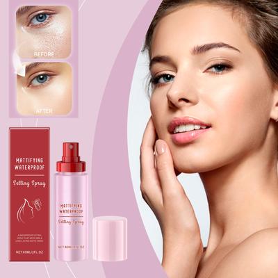 Leichtes Make-up-Spray, zartes Make-up, wasserfest, schweißhemmend, frische Ölkontrolle, kompakte Poren, 60 ml