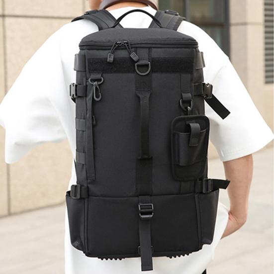 Taška na rybářské vybavení Velkokapacitní batoh s kapsami na pruty Vodotěsná Oxfordská tkanina Rybářský batoh Všestranný organizér na rybářské vybavení