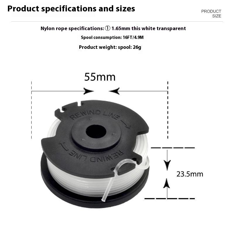 TLH-02 6Pcs Replacement Spool for Hyper Tough 20V Max HT22-401-03-05/HT-19-401-003-06/HT19-401-003-07