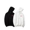 22SS Zimní Hra Comme Des Garcons Mikina Fleece Volná Mikina Pánská Dámská Párová