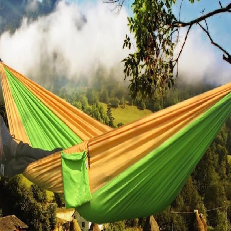 Lishen Portable Lightweight Canvas Double Hammock