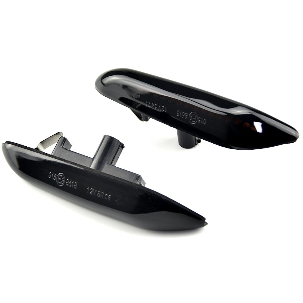 Dynamic Flowing LED Turn Signal Side Marker Light Blinker Lamp For BMW E90 E91 E92 E93 E60 E87 E82 E46