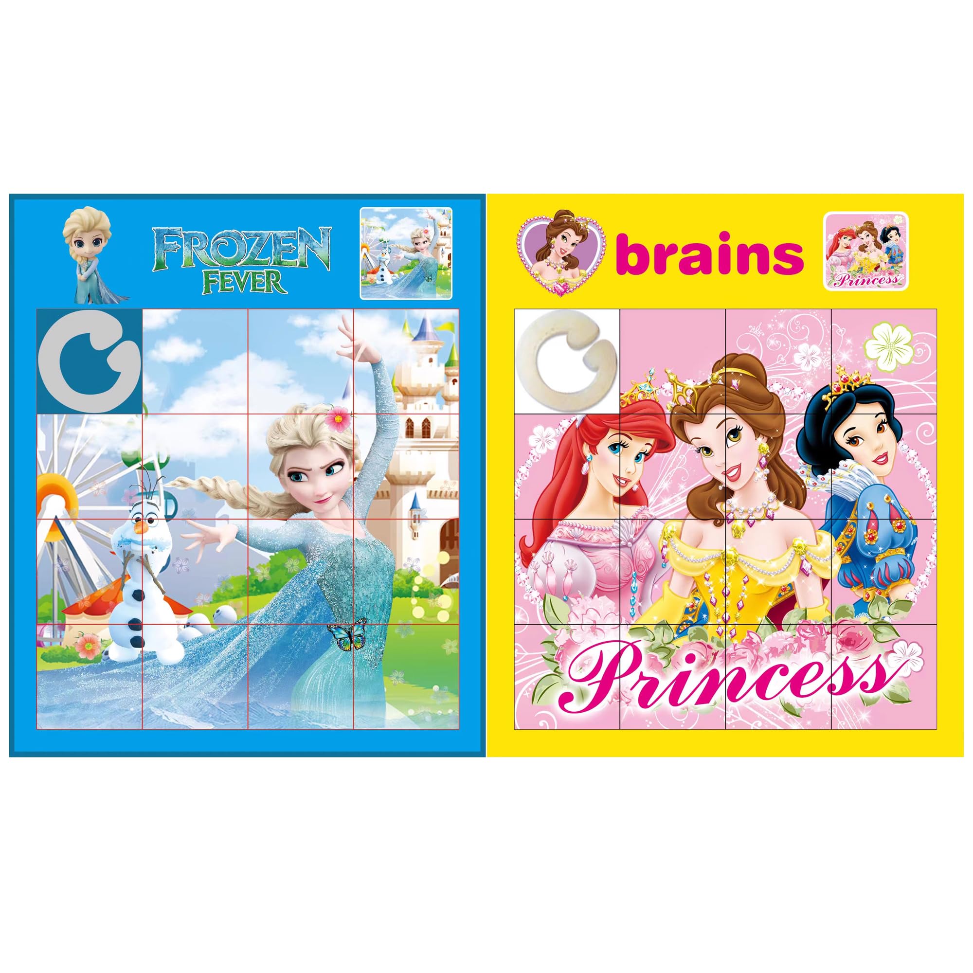 

AAGWW 2-Piece Slide Puzzle, Flip Slide 15, Fitting and Shape Matching, Cute Educational Toy for Kids, Brain Training, Smooth Slide, Easy to Play,