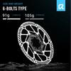 RYET Ultralight Floating Bike Disc Rotor 140mm 160mm - 6 Bolt & Center Lock Stainless Steel for Mountain Road Bicycle Cycling