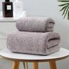 thicken Bamboo Charcoal Coral Velvet Bath Towel For Adult Soft Absorbent Quick-Drying Towel Home Bathroom Microfiber Towel Sets
