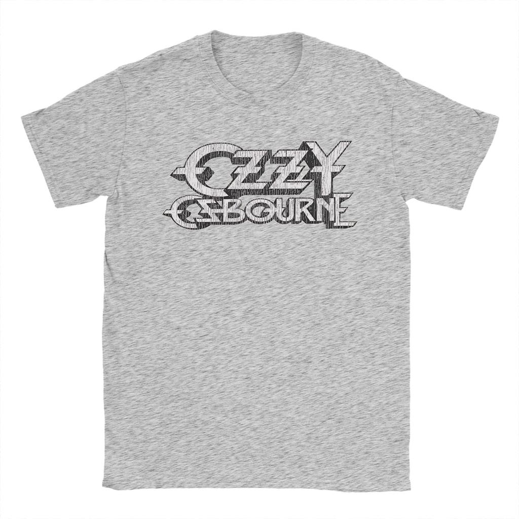 Ozzy Osbourne T-Shirt Men  Funny Cotton Tees Round Neck Short Sleeve T Shirt Printing Tops