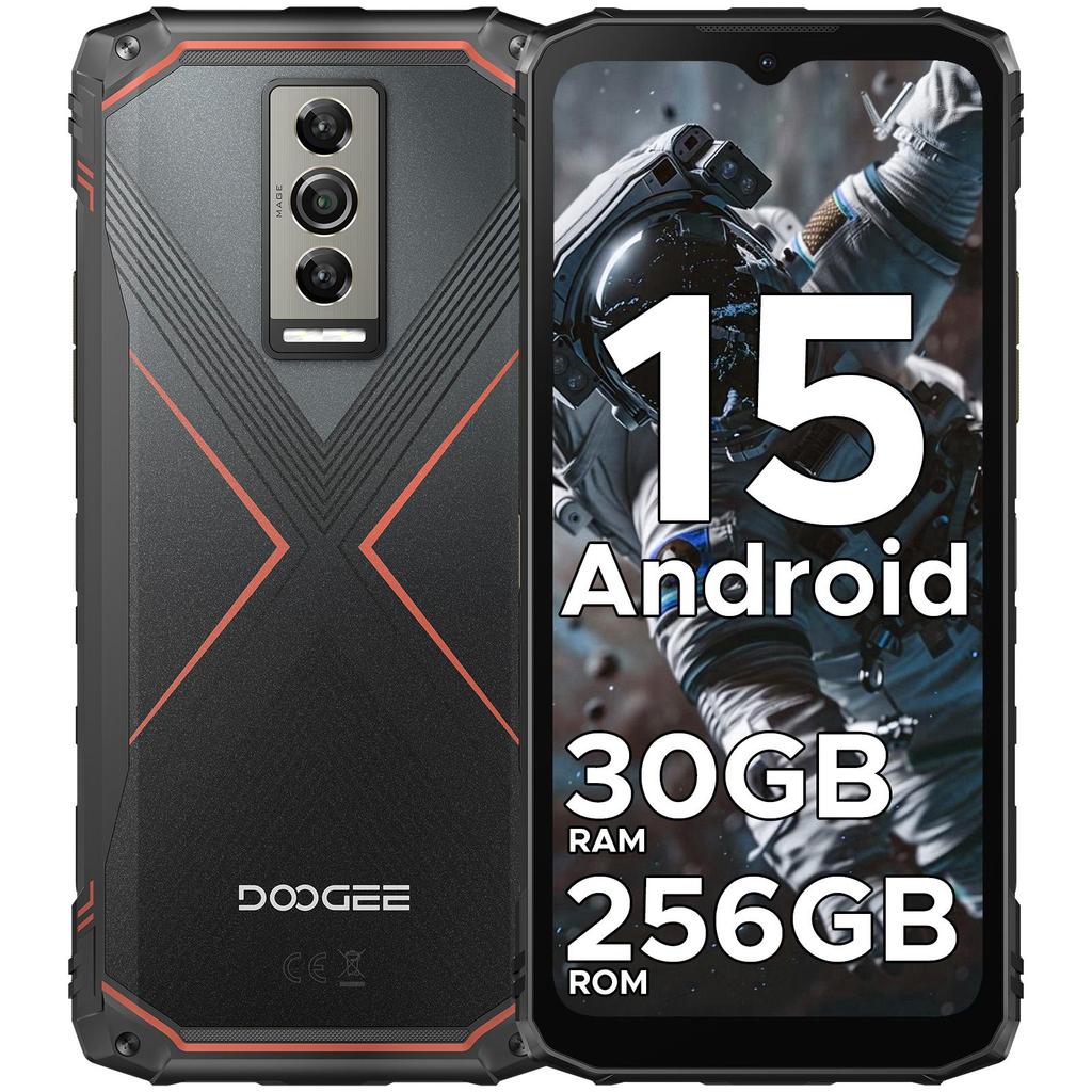 DOOGEE Blade 10 Pro Rugged Smartphone, 16GB + 256GB Rugged Phone 6.5 Inch, 5150 mAh, 50MP + 8MP, IP68/IP69K/Dual SIM 4G/Face ID/NFC