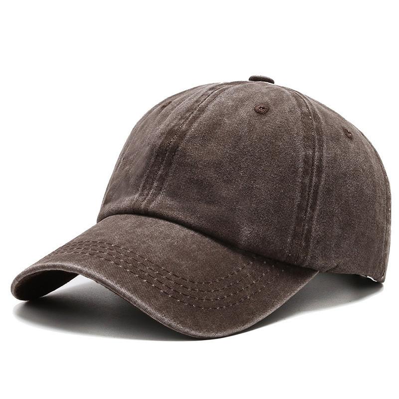 Outdoor Fashion Cotton Leisure Baseball Hat With Curved Brim Adjustable Strap