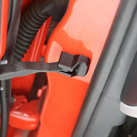 For 15-2025 Ford Mustang Black Door Limiting Stopper Buckle Protector Cover Trim