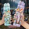 1PC Autumn Tree Bird Fall Scene Print 750ml Color Plastic Sports Water Bottle Leakproof Flip Straw Lid Suitable for Sports Office Home Use