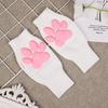3D Cat Paw Silicone Thigh-High Socks - Cute Anime Lolita JK Style
