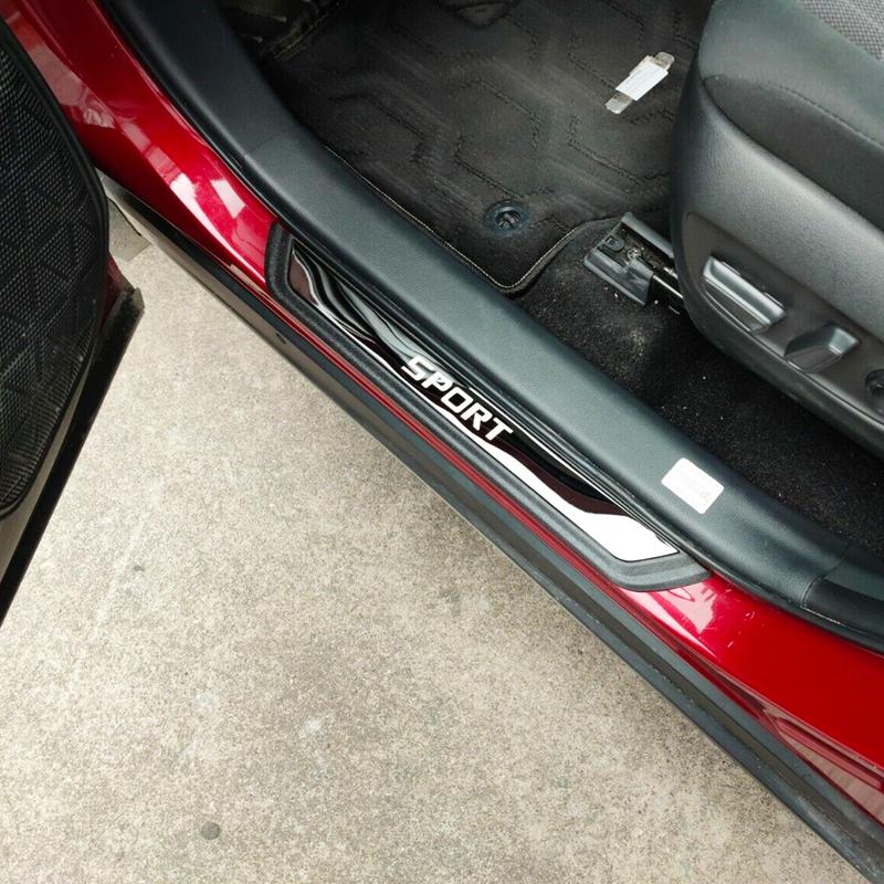 Akcesoria Samochodowe Do Toyota C-HR CHR Ochrona Progu Drzwi Listwa Pedału Dekoracja Zewnętrzna Naklejki Stylizacyjne Progu