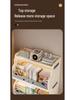 Children's Movable Multi-Layer Bookshelf and Storage Rack