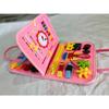 Activity Board, Busy Board Felt Montessori Toy, Baby Educational Sensory Learning Toy From 1-4 Years, Motor Skills Board for Learning Basic Skills