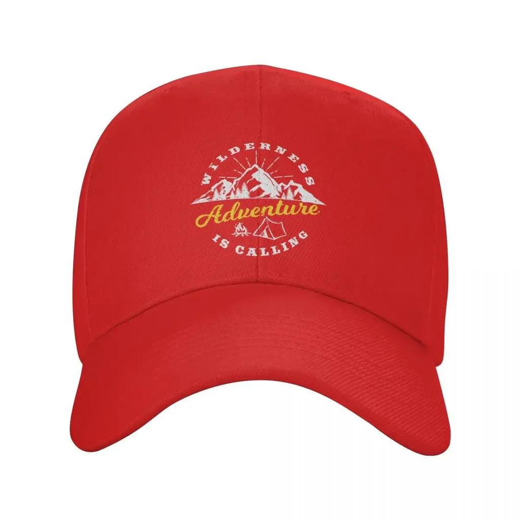 Custom Wilderness Adventure Calling Baseball Cap for Unisex Women Adjustable Explore Camping Dad Hat Sun Protection Snapback C
