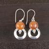 Carnelian 925 Solid Sterling Silver Earrings, Handmade Gemstone Earrings, Gifts For Friend  Bohemian Earrings For Love