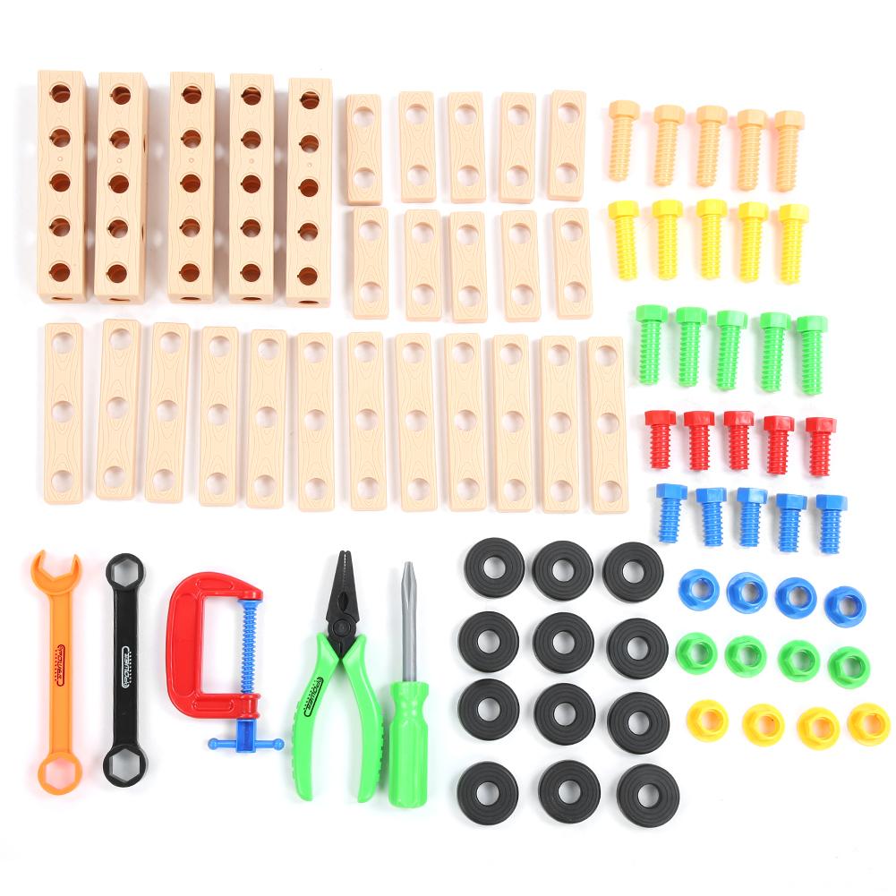 Children Assembly Building Blocks Realistic Shape Multi-function Repair Nut Combination Boys Educational Toys