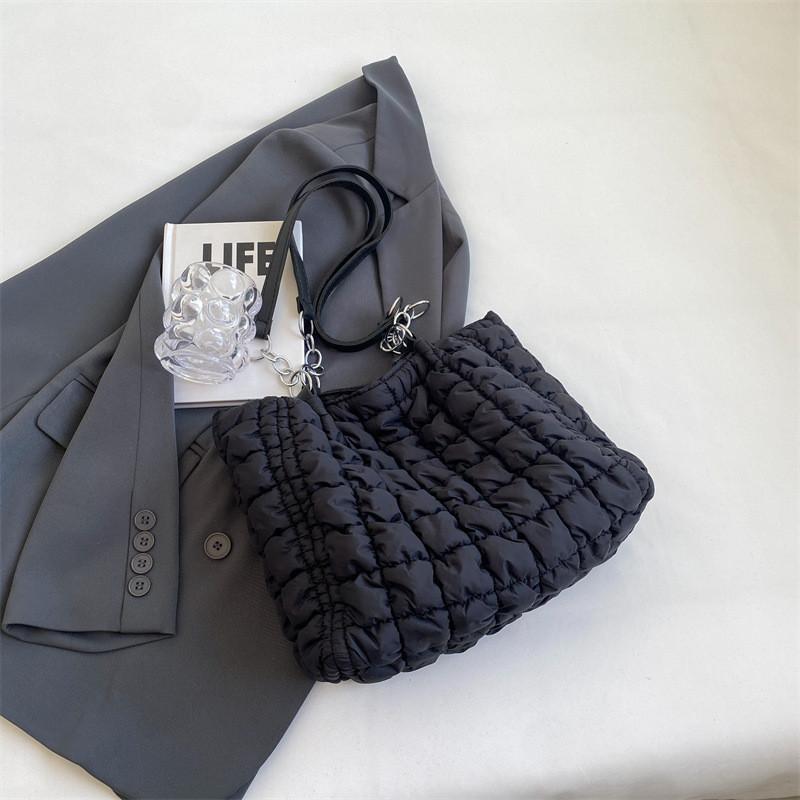

Elegant Vintage Handbag 2023 Autumn Fashion Stylish Shoulder Bag For Daily Use чёрный