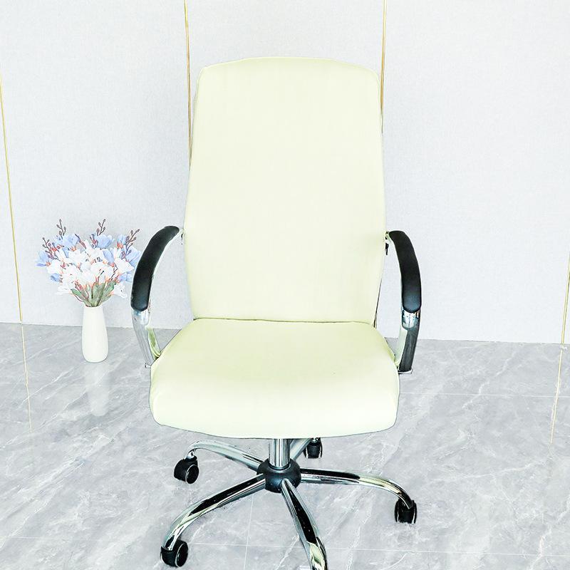 Stretch Spandex Printed Milk Silk Office Chair Cover with Zipper Removable Anti-dirty Computer Rotating Chair Protector