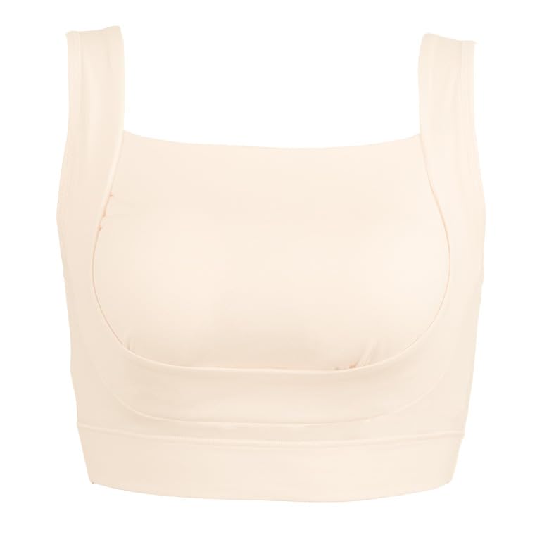 

Новая формирующая Поддерживающая S [Bradelis York] Бюстгальтер без косточек, Бюстгальтер, Экрю,