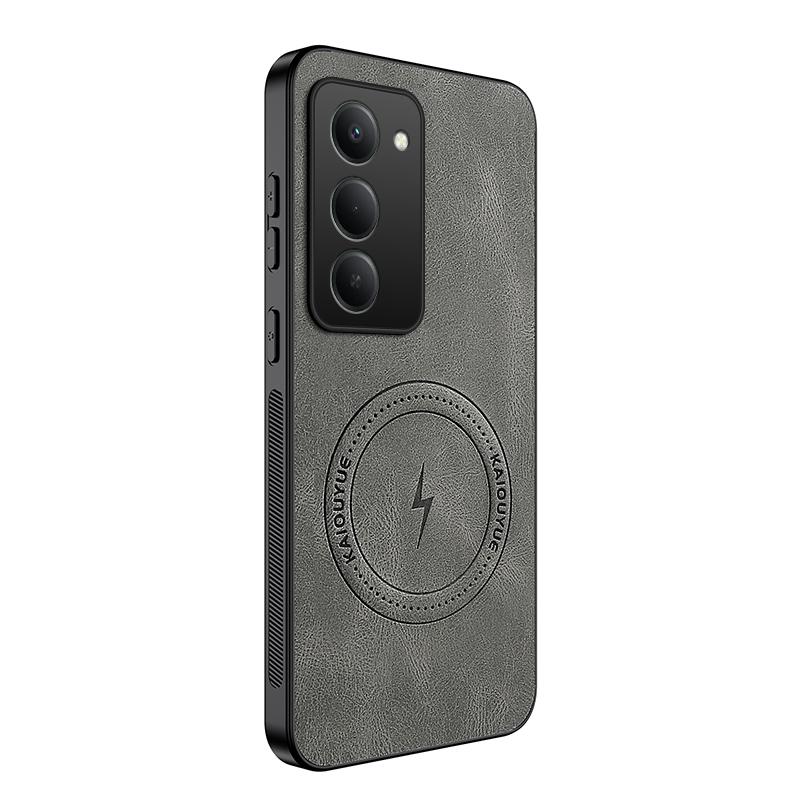 For Xiaomi Redmi 15 5G (Global) (169mm) Magnetic Case WANLONFENG SD1 Series Nappa Texture PC TPU Phone Cover