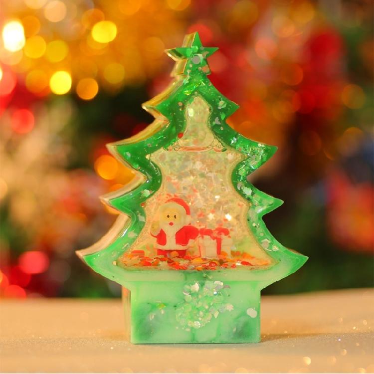 Epoxy Resin Christmas Tree Ornament Mold Silicone Crafts Mold for Home Decor
