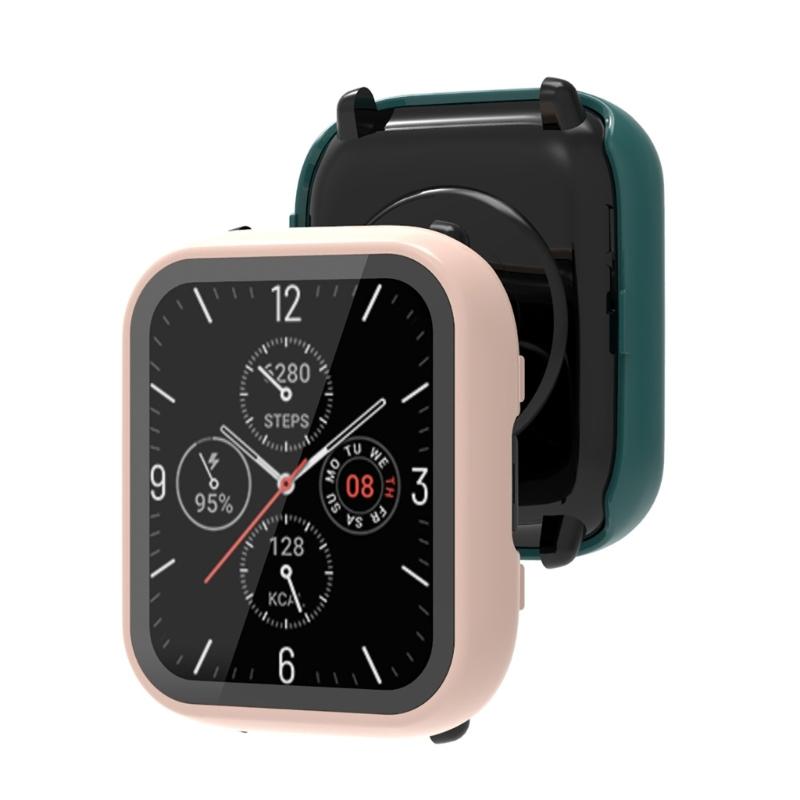 Screen Protector Hard Case Cover for Huami Active Scratch-resist Shock Full Coverage Smartwatch All in One Bumpers Shell