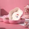 1 szt. Sanrio Hellokitty Naczynia Bezpieczne i Odporne na Ciepło Talerz Trzy Komory Uchwyt Łyżki Kubek Melamina Naczynia Stołowe Na Sztućce Miska