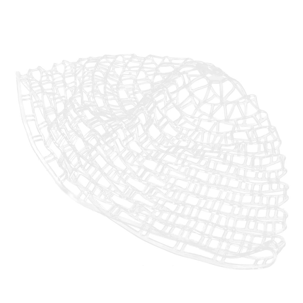 Fly Fishing Landing Net Soft Rubber Mesh Trout Bass Fishing Catch and Release Net50#