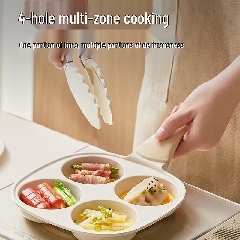 COOKER KING 4-Section Non-Stick Breakfast Frying Pan