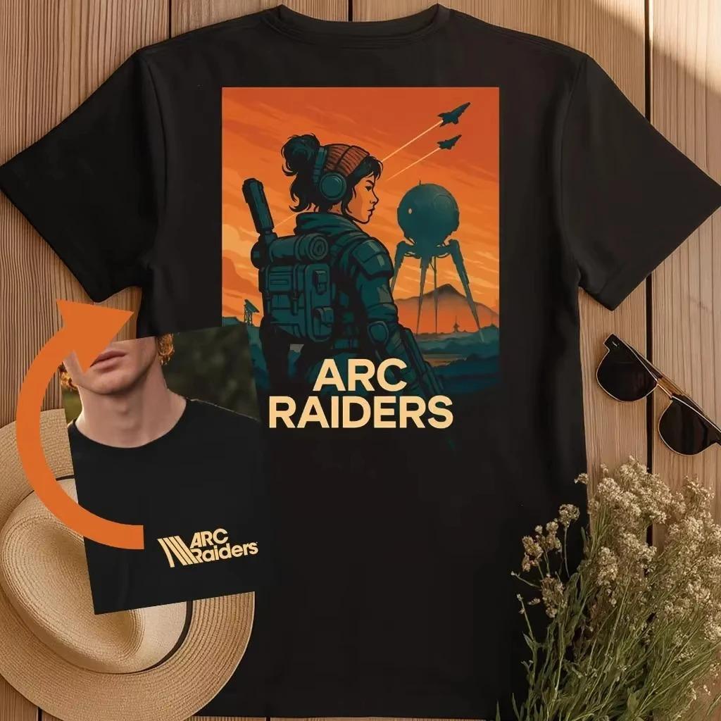 ARC Raiders Mens TShirt 100 Cotton Mens Luxury TShirt Y2K Casual Street Fashion Menswear Women And Men Tshirts