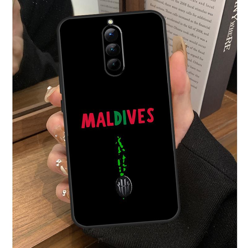 Maldives Map Case For Nubia Red Magic 8 9 10 Pro Plus 6 7 6S 7S Pro 5G 6R RedMagic 9S 8S Pro Plus Coque