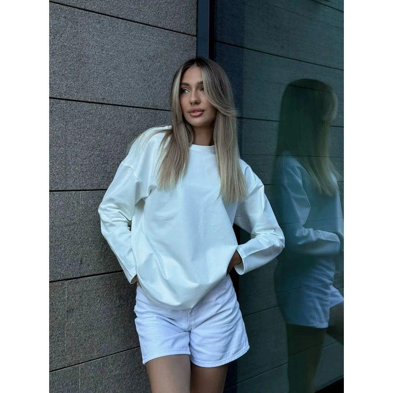New Long Sleeve T-shirt Western Style New Fashion Casual Loose Long sleeve Cotton T-shirt Top